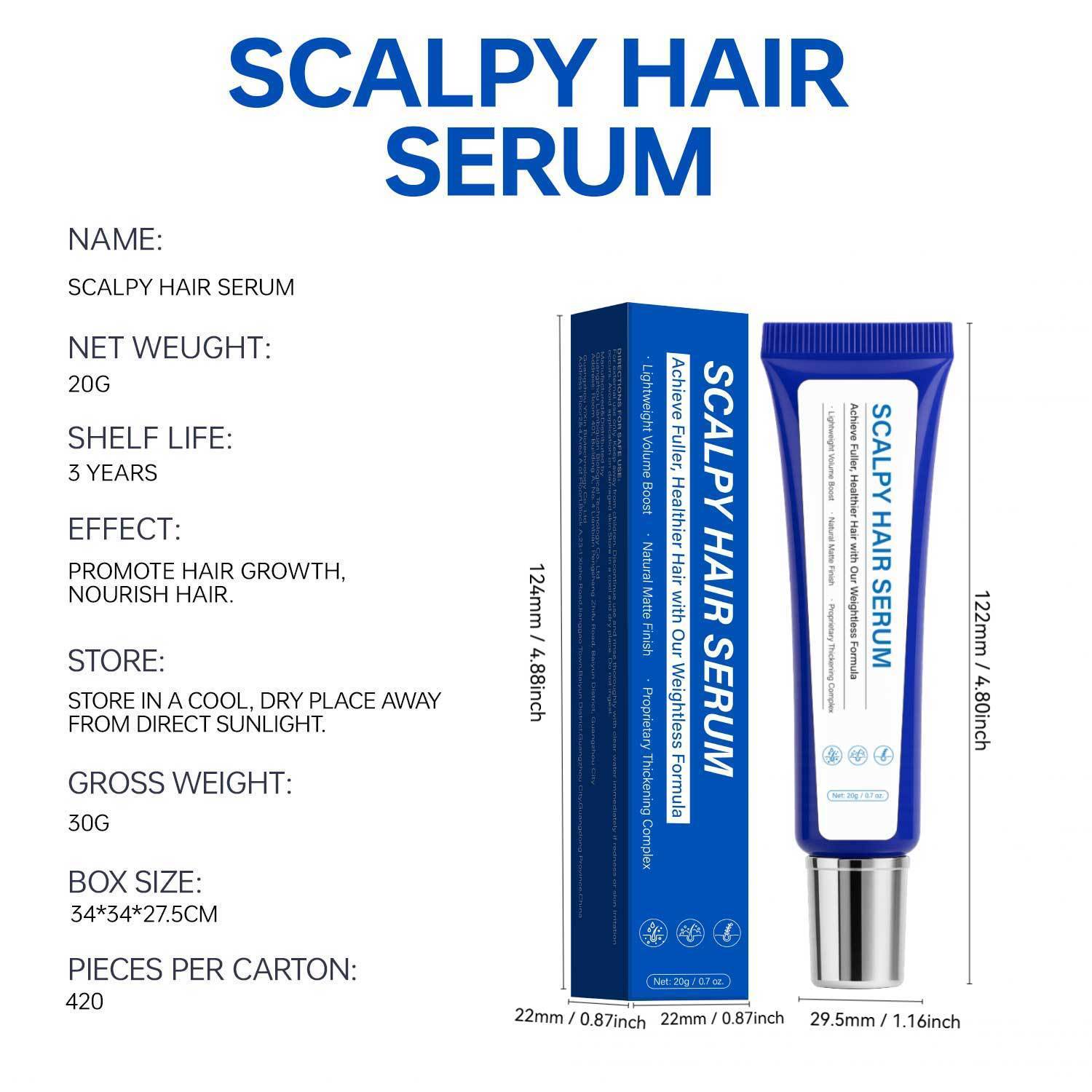 Scalp Hair Repair 20g Scalpy Hair Serum